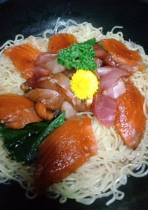 冷やし刺身中華-レシピのメイン写真