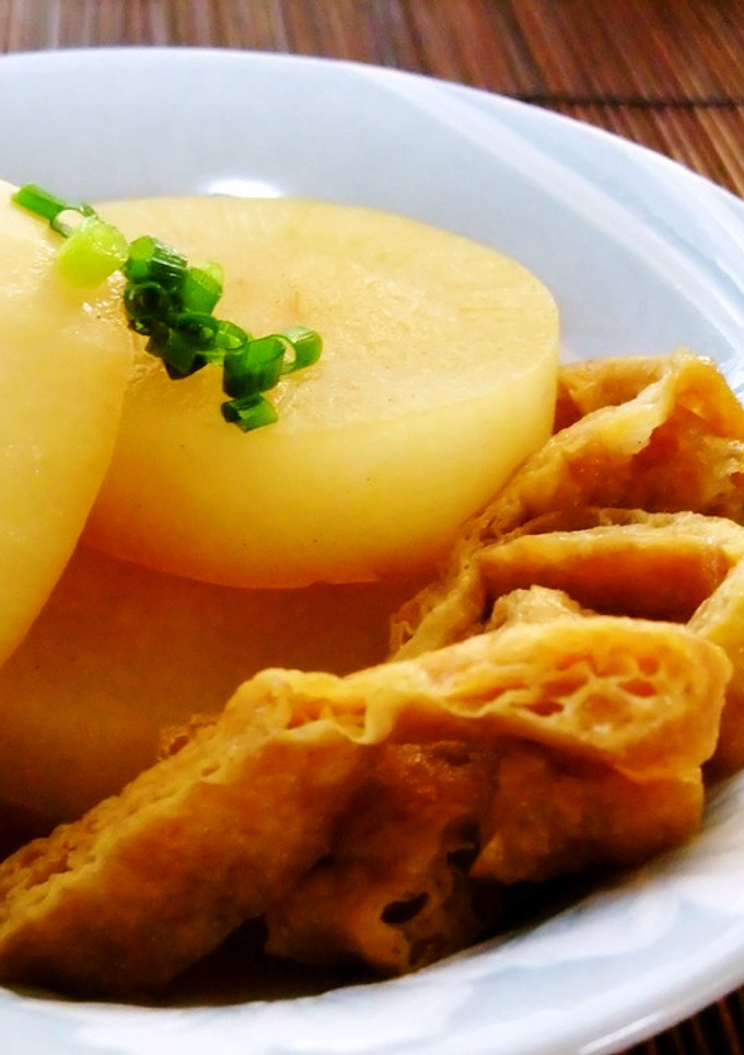 短時間でしみしみ✿大根とお揚げの煮物-レシピのメイン写真
