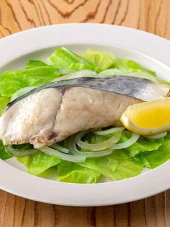 春キャベツとサワラのレンジ蒸し-レシピのメイン写真