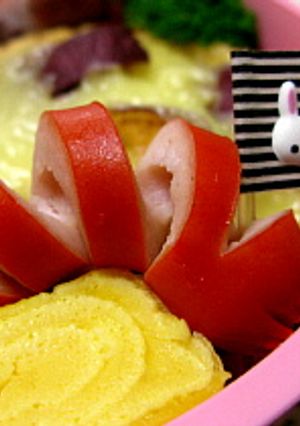 お弁当にぐるりんウィンナー-レシピのメイン写真