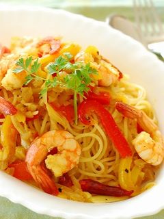 エビのエスニックパスタ-レシピのメイン写真