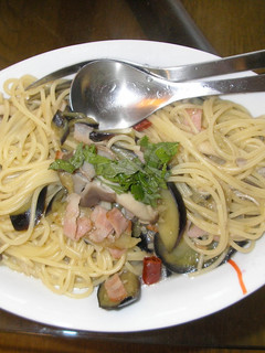 簡単材料☆なすときのこの和風パスタ-レシピのメイン写真