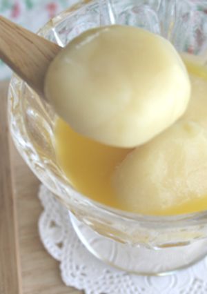 トロピカル★マンゴー白玉 クリーム入♪-レシピのメイン写真