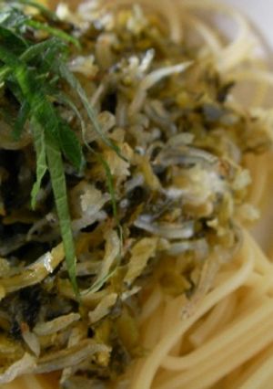 じゃこと高菜のパスタ-レシピのメイン写真