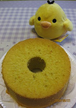 かぼちゃシフォンケーキⅡ-レシピのメイン写真