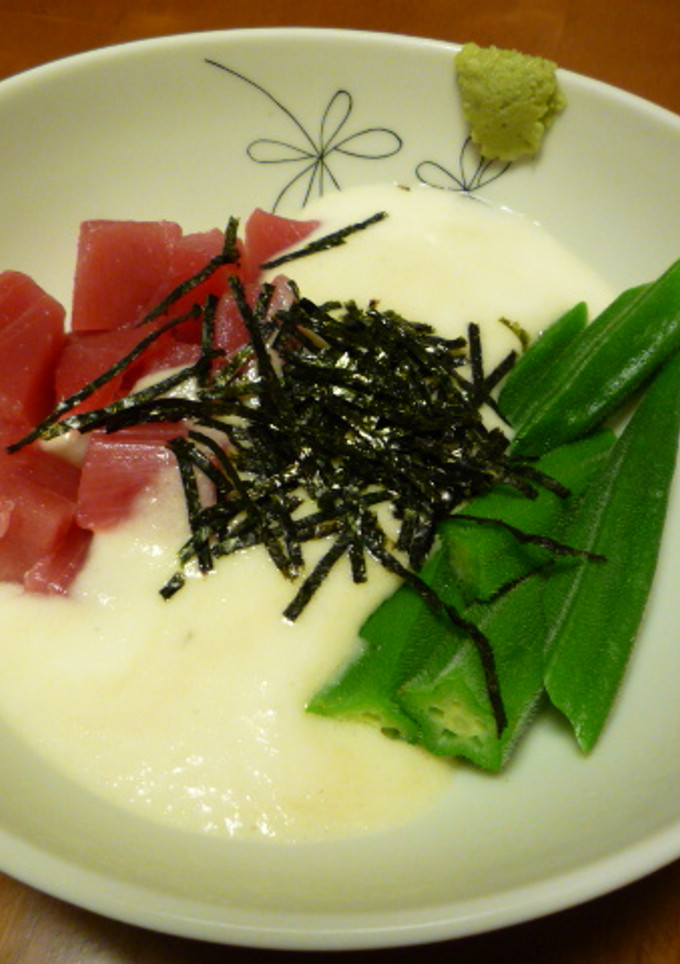 ♡☆オクラとマグロとトロロの簡単小鉢-レシピのメイン写真