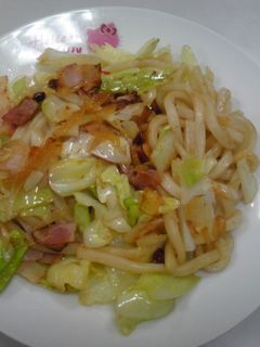 焼うどん~ペペロンチーノ風~-レシピのメイン写真