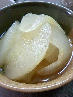 梨のコンポート風メイプル味-レシピのメイン写真