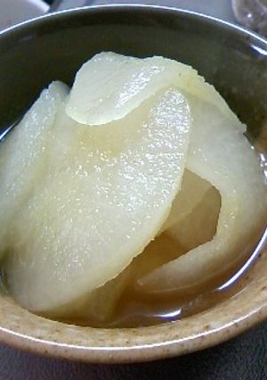 梨のコンポート風メイプル味-レシピのメイン写真