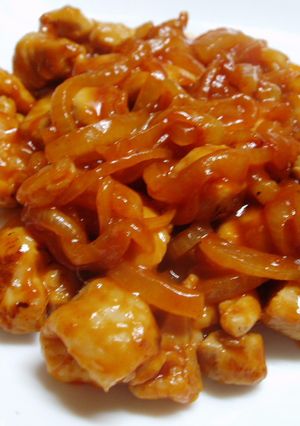 ♪鶏肉と玉ねぎのケチャップ炒め♪-レシピのメイン写真