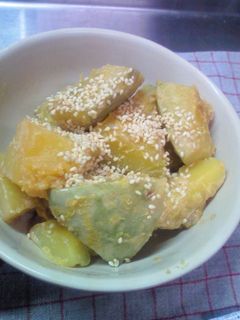かぼちゃ胡麻煮(圧力鍋使用)-レシピのメイン写真