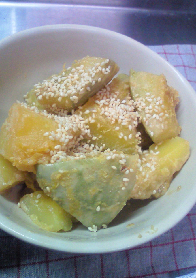 かぼちゃ胡麻煮（圧力鍋使用）-レシピのメイン写真