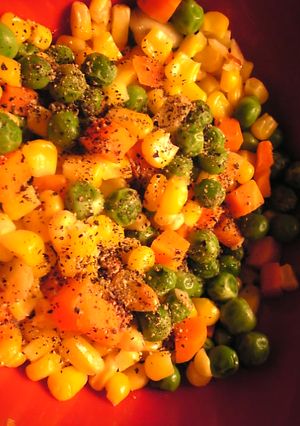 ミックスベジタブルのにんにくバター炒め-レシピのメイン写真
