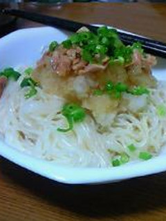 大根おろし&ツナ缶で☆ぶっかけそーめん-レシピのメイン写真