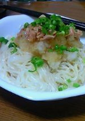 大根おろし＆ツナ缶で☆ぶっかけそーめん-レシピのメイン写真