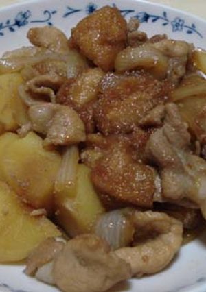 あぶら麩入り肉じゃが♪-レシピのメイン写真