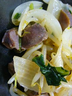 砂肝と野菜の塩炒め-レシピのメイン写真