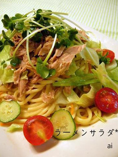 ☆野菜いっぱい・ラーメンサラダ☆-レシピのメイン写真