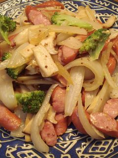 ウインナーと野菜のマヨマスタード炒め♪-レシピのメイン写真