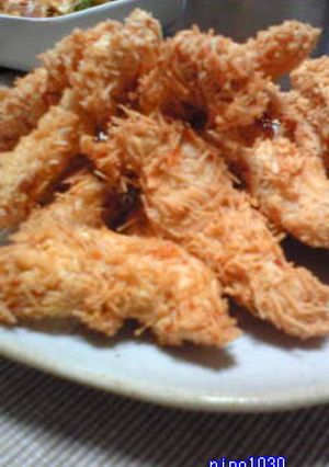 スティックささ身のパリパリ素麺揚げ-レシピのメイン写真