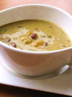 ∮かぼちゃとあずき♬♪カレー豆乳スープ∮-レシピのメイン写真
