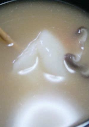 味噌汁☆おもち入り♪-レシピのメイン写真