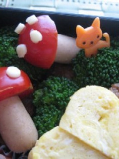 お弁当にきのこ♬運動会-レシピのメイン写真
