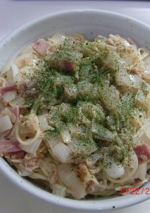 ベーコンとツナのパスタ-レシピのメイン写真