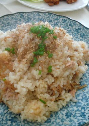 簡単☆なめたけ＆ツナの炊き込みご飯-レシピのメイン写真