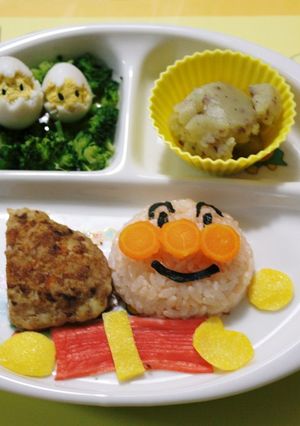 アンパンマンプレート☆１歳の誕生日☆-レシピのメイン写真