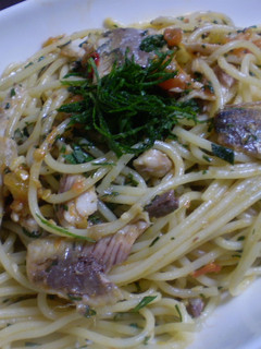 鰯、大葉、トマトのパスタ-レシピのメイン写真