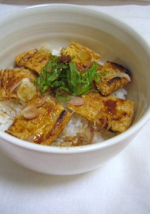 こんがり油揚げ丼　-レシピのメイン写真