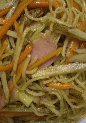 甘辛醤油焼きそば～具はきんぴらごぼうで～-レシピのメイン写真