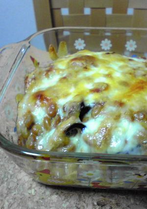 ナスと納豆の和風チーズ焼き-レシピのメイン写真
