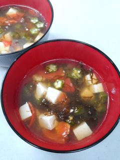 もずくとオクラのスープ-レシピのメイン写真