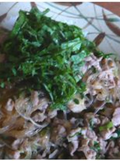 本しめじの麻婆春雨-レシピのメイン写真
