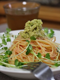 アボカドと明太パスタ-レシピのメイン写真