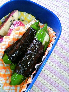 シーチキンチーズのししとう海苔巻き-レシピのメイン写真