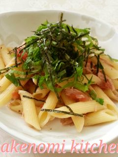 とっても簡単和風ペンネ-レシピのメイン写真