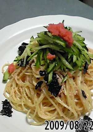 簡単、さっぱり明太子パスタ-レシピのメイン写真