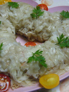 レンジで☆ふわふわ~大きな豆腐かに焼売-レシピのメイン写真