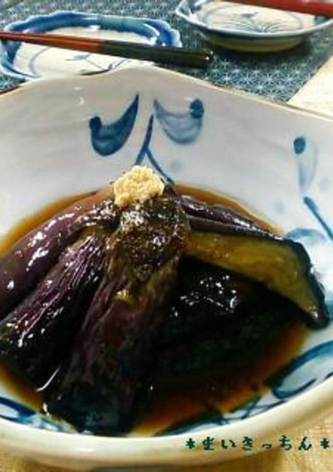 超簡単！ひんやり茄子の揚げ浸し-レシピのメイン写真