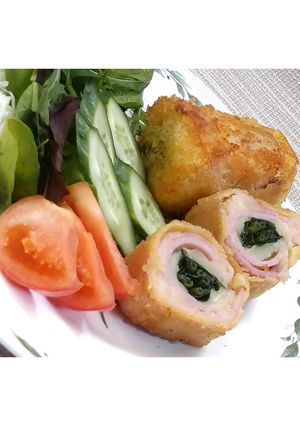 ホーレン草のベーコンポテトかつ★動画あり-レシピのメイン写真