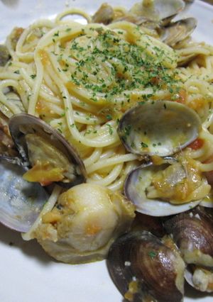 魚介のトマトソースパスタ-レシピのメイン写真
