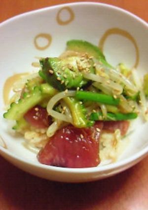 かつおのナムル風どんぶり-レシピのメイン写真