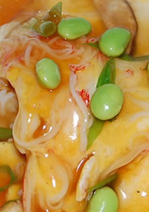 かにかまDE甘酢餡かけ簡単天津飯-レシピのメイン写真