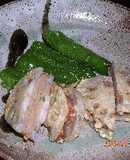 お肉たっぷりのレンコンはさみ揚げ