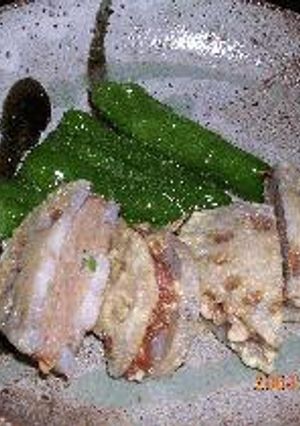 お肉たっぷりのレンコンはさみ揚げ-レシピのメイン写真
