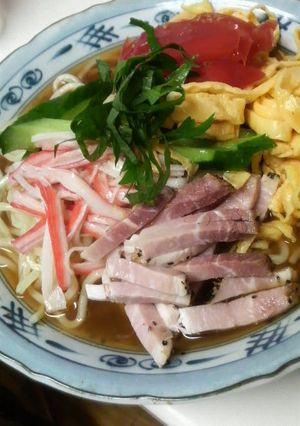 混ぜるだけ☆手作りスープで年中中華冷麺☆-レシピのメイン写真