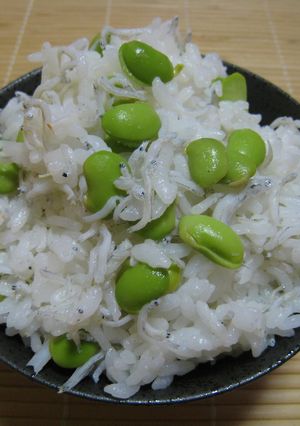 枝豆としらすの混ぜご飯-レシピのメイン写真